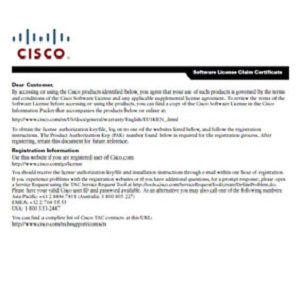 Cisco L-SL-19-DATA-K9= / CISCOネットワーク機器専門販売 リアエリア